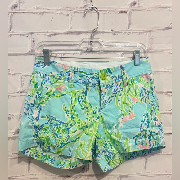 Lilly Pulitzer Callahan Shorts – Blue Heaven – Size 00 - Picture 1 of 5
